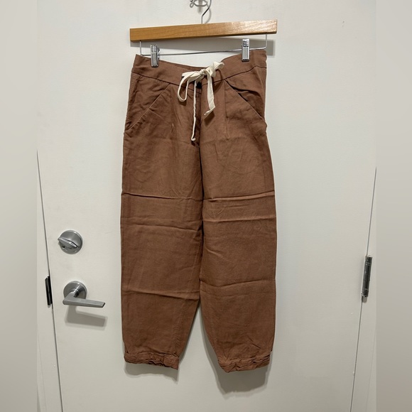 Wilfred Allant pant in Nutmeg/Rose. Size 6. - Picture 2 of 4